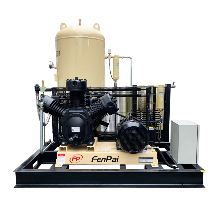 China Customized Stationary 15kw/20hp Electric piston Air Compressor For Laser Cutting Machine