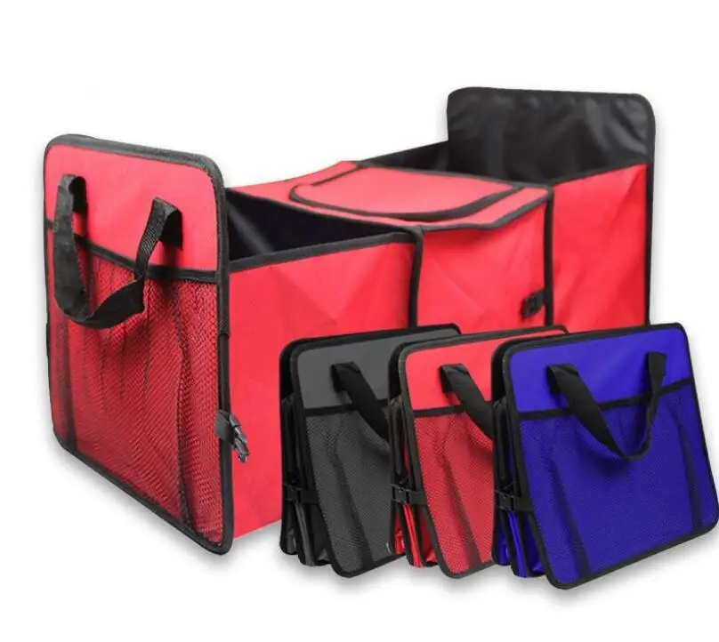 Фабричная Прямая оптовая продажа Нетканая сумка для отделки складной Оксфордский задний багажник автомобильный Органайзер