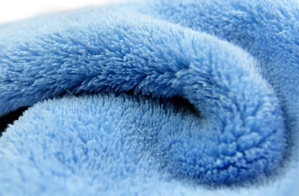 500GSM Car Drying Wash Detailing Buffing Polishing Towel with Plush Edgeless Microfiber Cloth