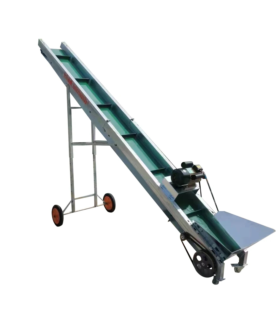 Long Distance Belt Priceautomatic Conveyor Belt With Bucket Incline Conveyor With Hopper Conveyor Driven By Motor