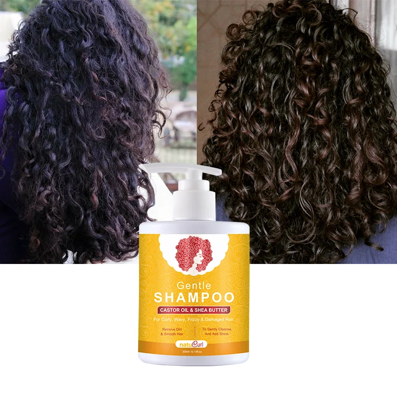 Best Curl-enhancing Gentle shampoo Private Label Detangling Shampoo for dry curly hair