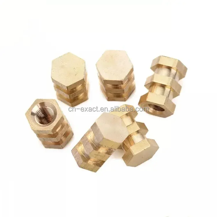 Factory Fastener OEM DIN 16903 brass knurled threaded insert nuts