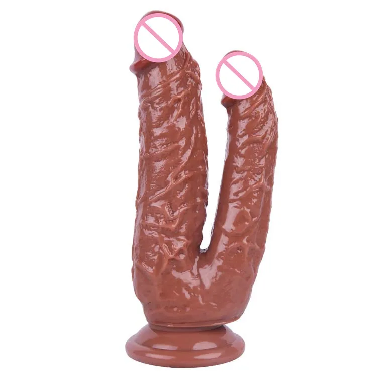 Joint double head dildo Factory price Multifunctional use double insertion anal vaginal stimulation for Female Masturbation