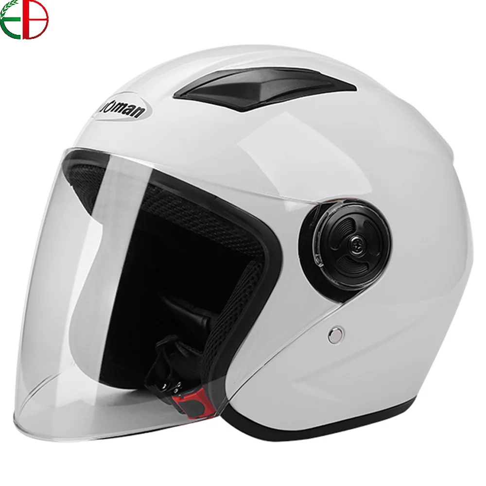 Motorcycle electric bicycle helmet riding half helmet unisex spring and autumn safety helmet