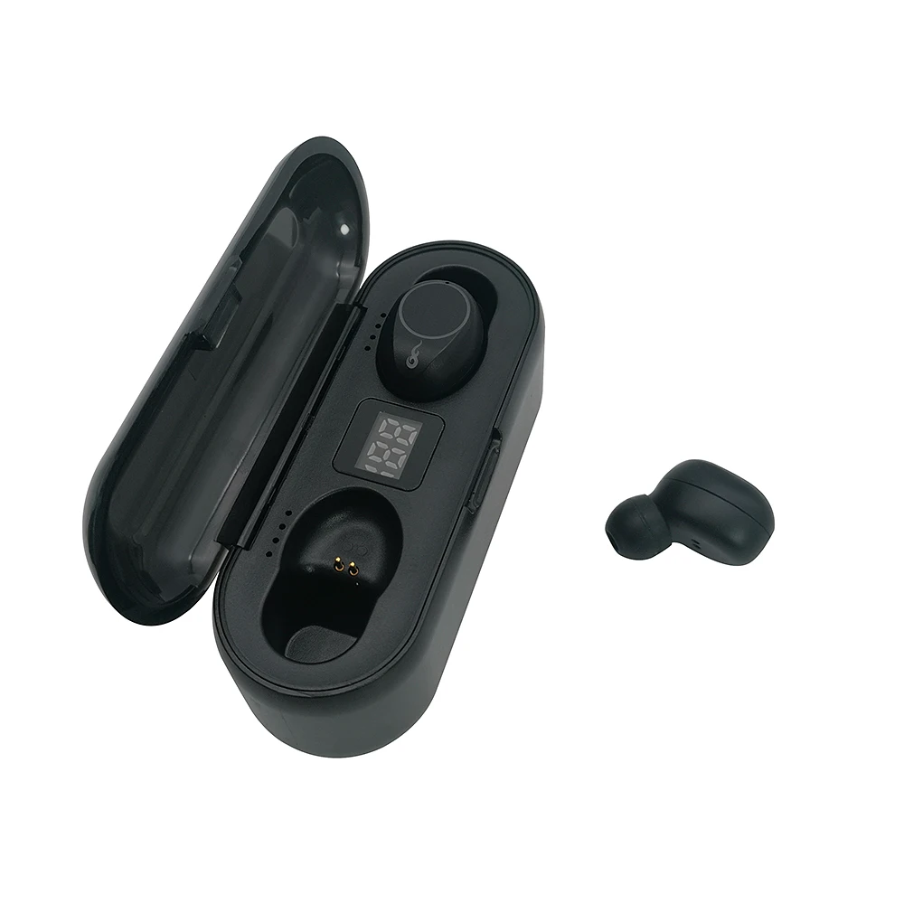 F9 Earphone upgrade Design tws bt 5.0 Wireless Headphone Tws 5.0 Earpod with 2000MAH Powerbank And Lighter Piezo Unique Earbuds