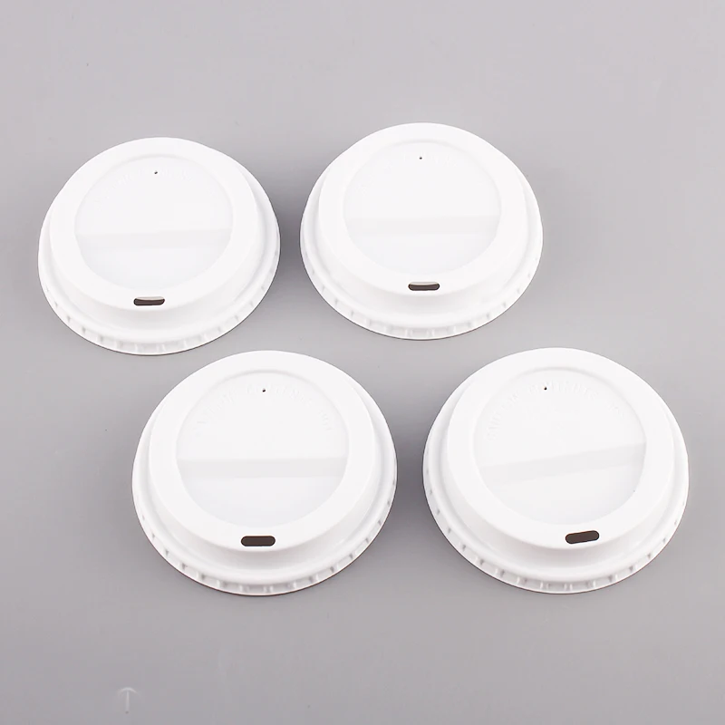 12/16 унций 90 мм Универсальная плоская пластиковая крышка Крышка для кофейной чашки для бумажных стаканчиков