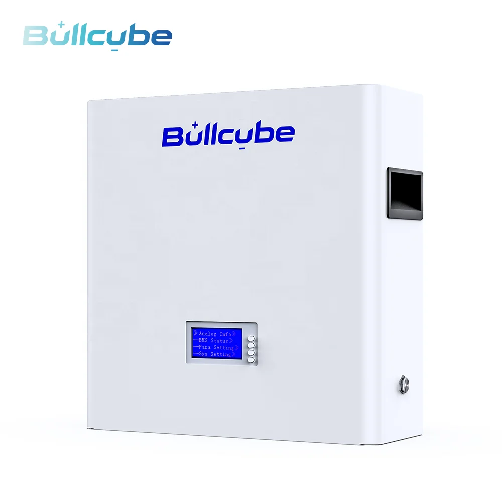 Bullcube Rechargeable Lithium Ion Battery Power Wall 48V 80A 100A Energy Storage LiFePO4 Battery