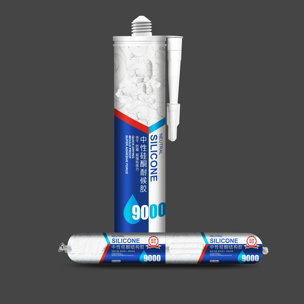 Price acetic GP RTV glass sealant glue waterproof clear silicone sealant for window