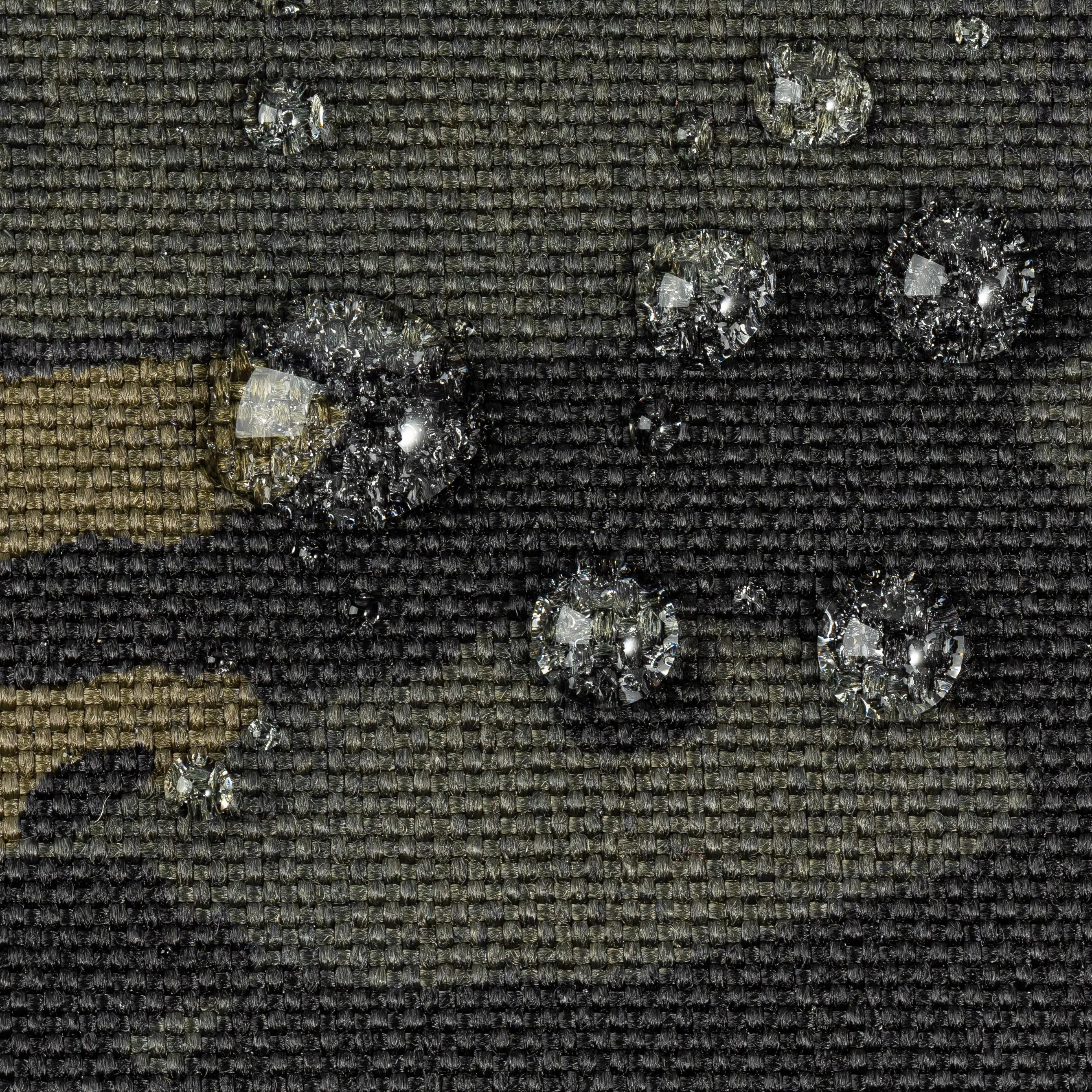 1000D Hot Sale Black CP Waterproof Camouflage Cordura Pu Coated Woven Fabric for Tactical Vest