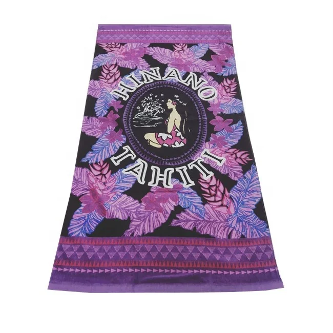 Colorful Beauty Logo Printed Beach Towel ,Wholesale Beach Towels