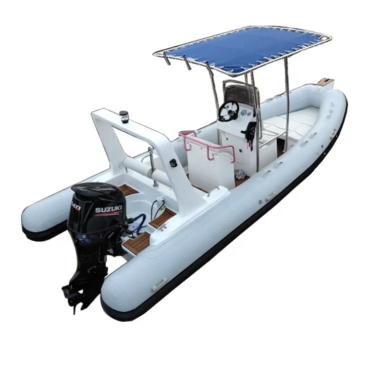 2024 Year New Luxury 6m Center Console Rib Hypalon Inflatable Boat for 8 Persons Yachts Genre