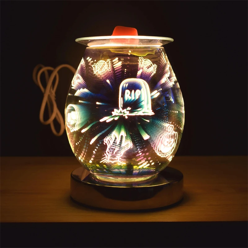 customize electric wax melter candle warmer gift set silicone wax warmer electric wax burner for melts
