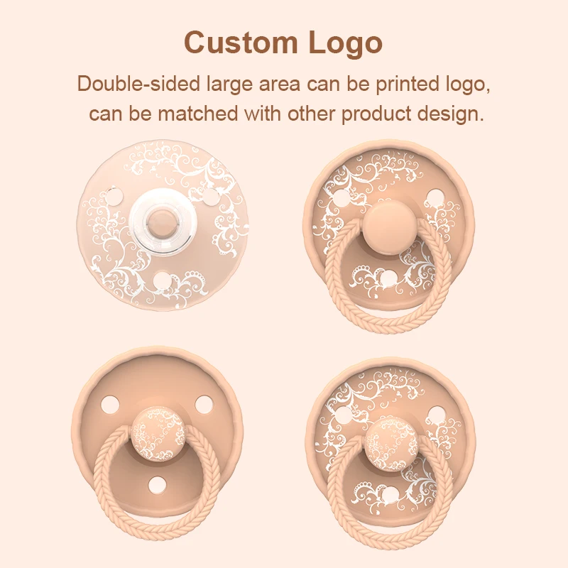 Wholesale 2024 New Pacifier Baby BPA-Free Silicone Baby Soother Pacifier Soft Nipple Type for 0-12 Months New Baby Gift