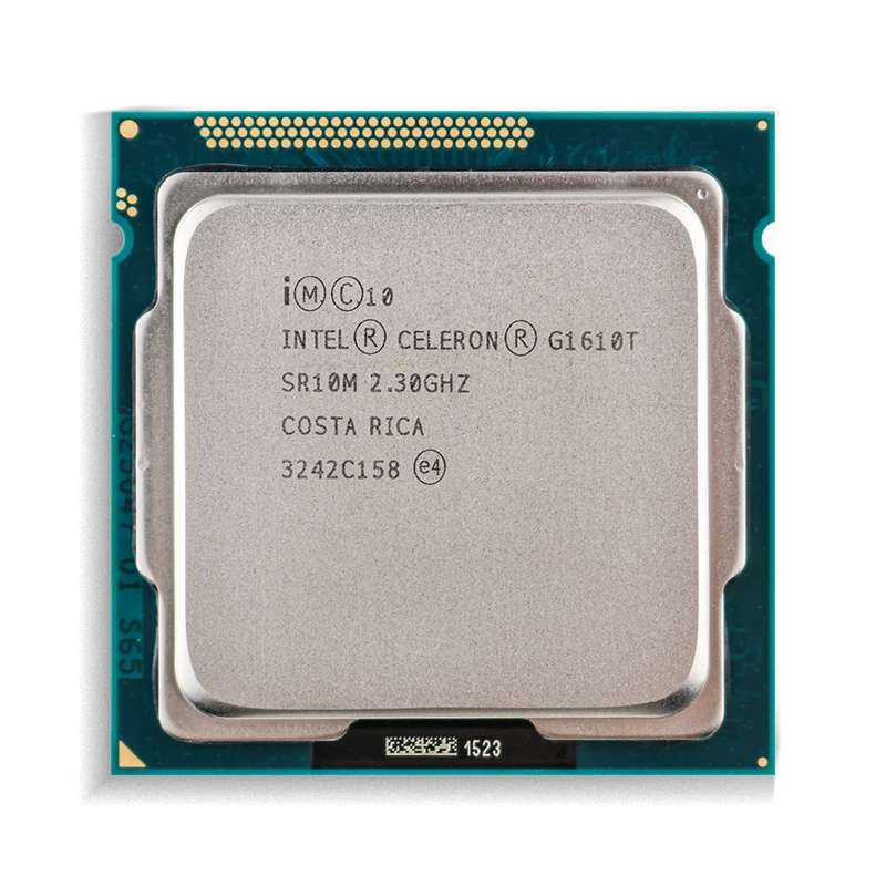 Хорошая цена, компьютерный процессор G1610T SR10K для процессора intel celeron, ЦП LGA 1155, двухъядерный процессор 2,3 ГГц, 35 Вт