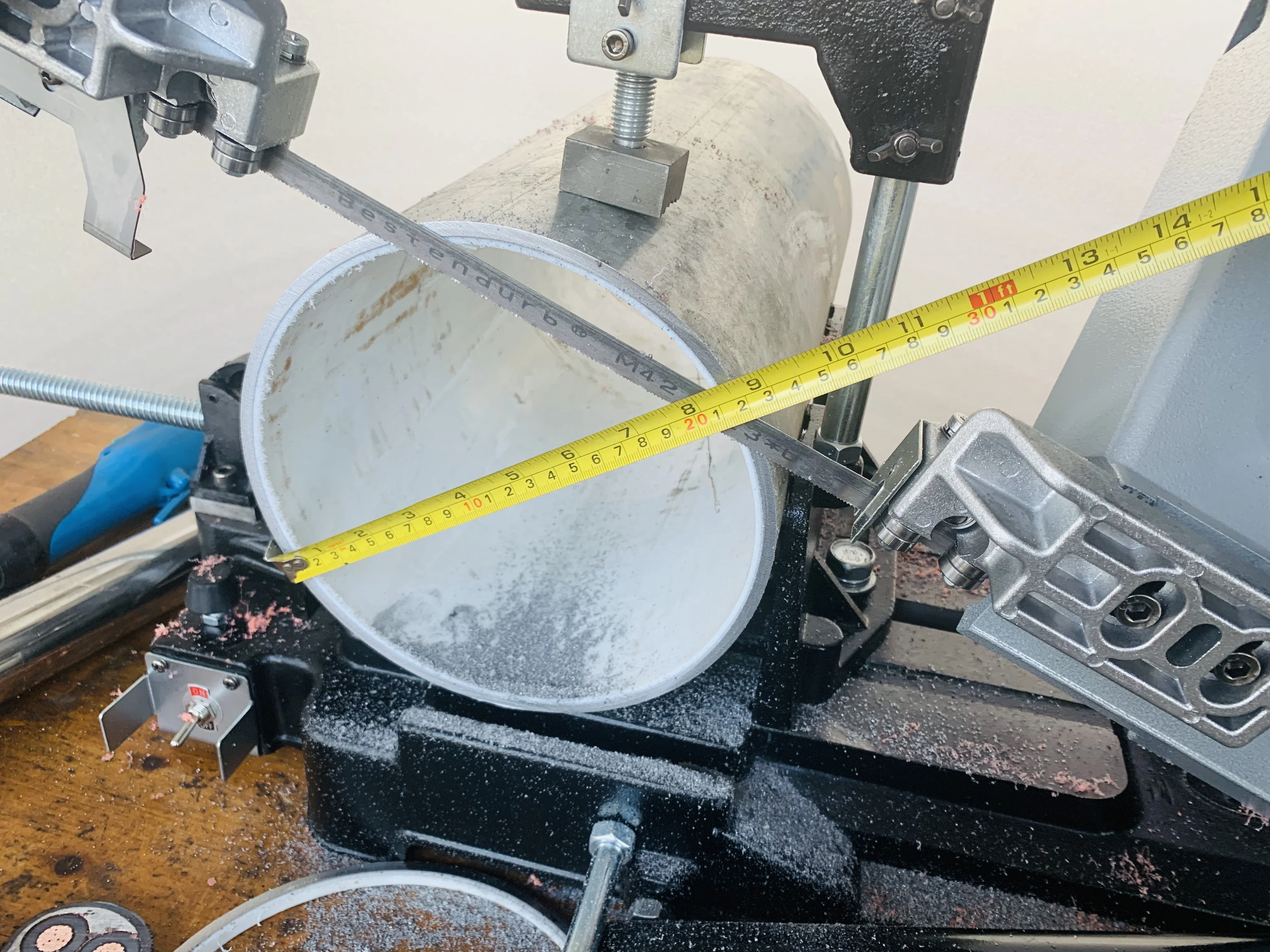 9in thin-wall pipe woodworking table saw metal band saw machine