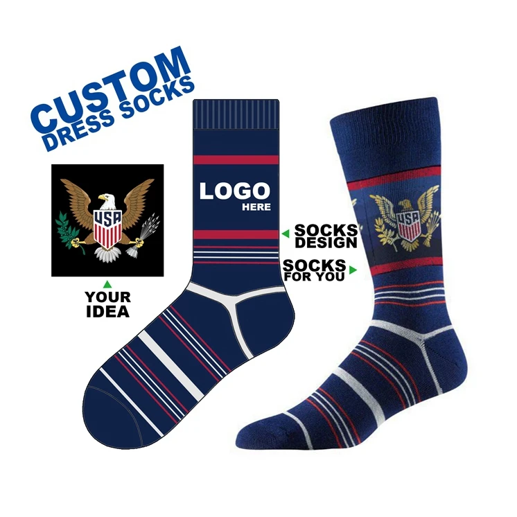 
NM-062 Custom jacquard socks OEM made your own logo new design socks latest socks design 