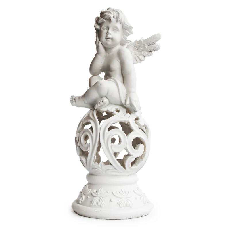 Angel On The Ball Resin Decorative Ornaments