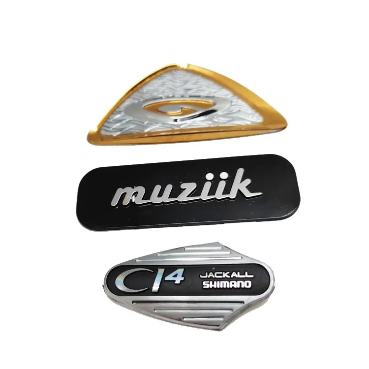 Metal nameplates with 3M adhesive sticker customized for electronic equipment