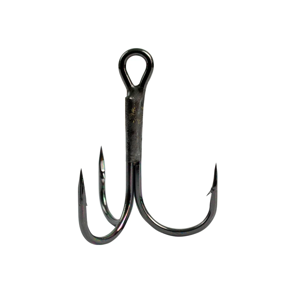 Round bend triple hook