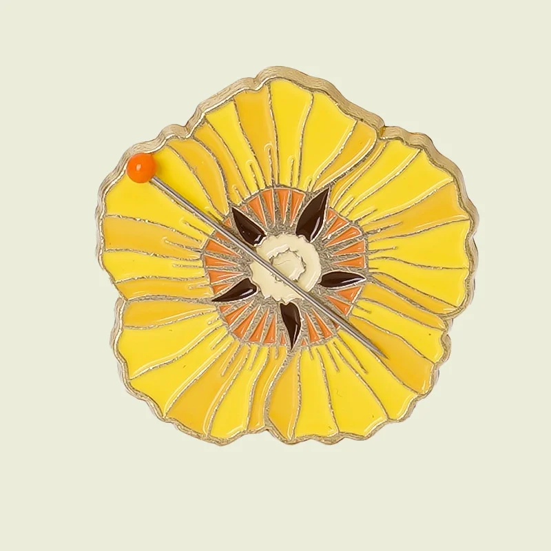 Flower absorber Cross stitch sewing tools aid Refrigerator magnet Embroidery needle Anti-lost