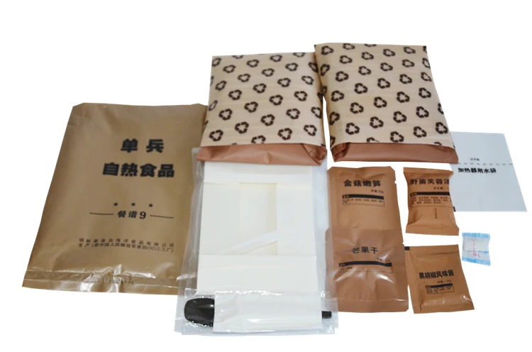 High-quality  Military Quality rations Self Heating Meals Ready to Eat Vacuum Pack