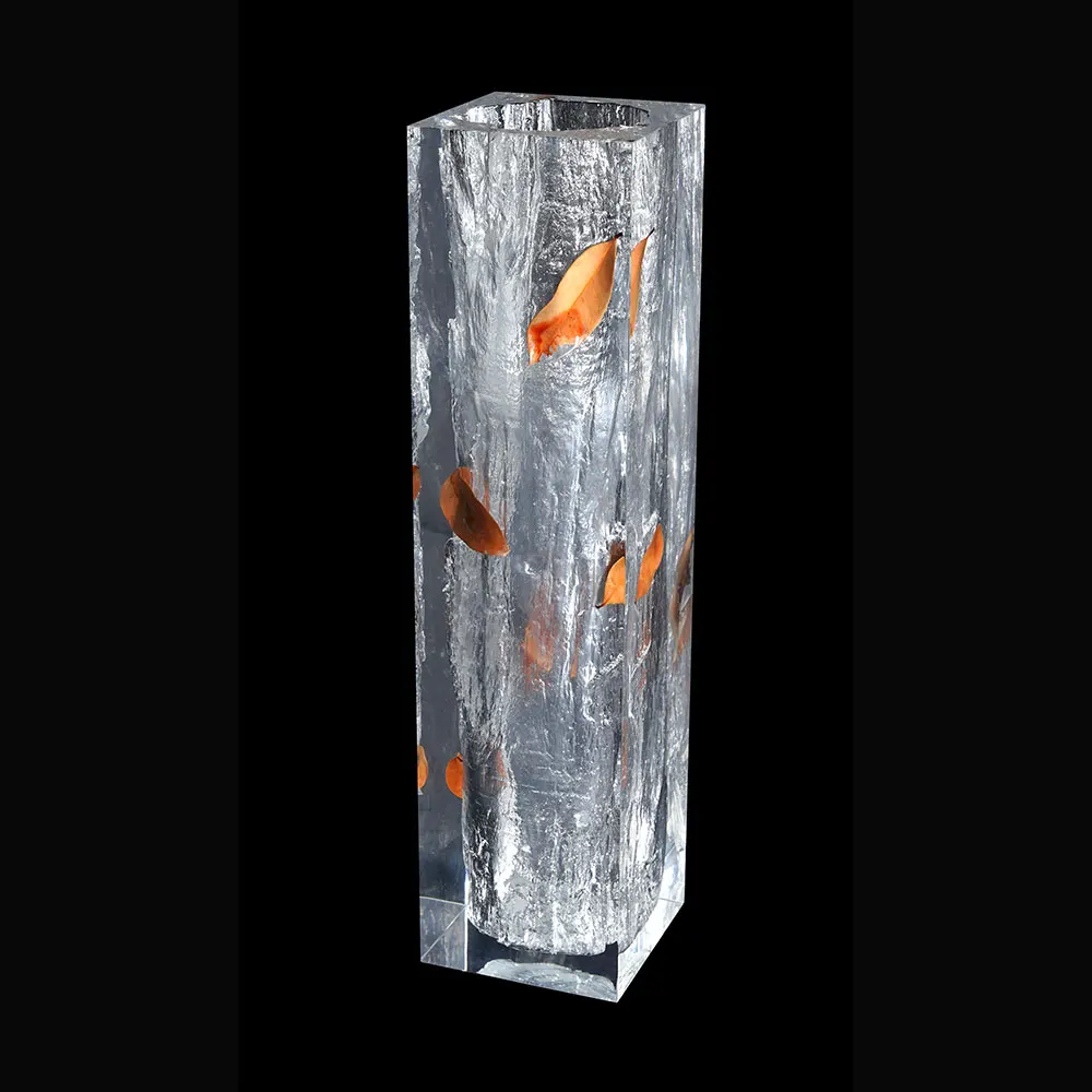 Handmade top design Acrylic crystal flower table vase for home restaurant table flower bottle decor crystal gifts vase