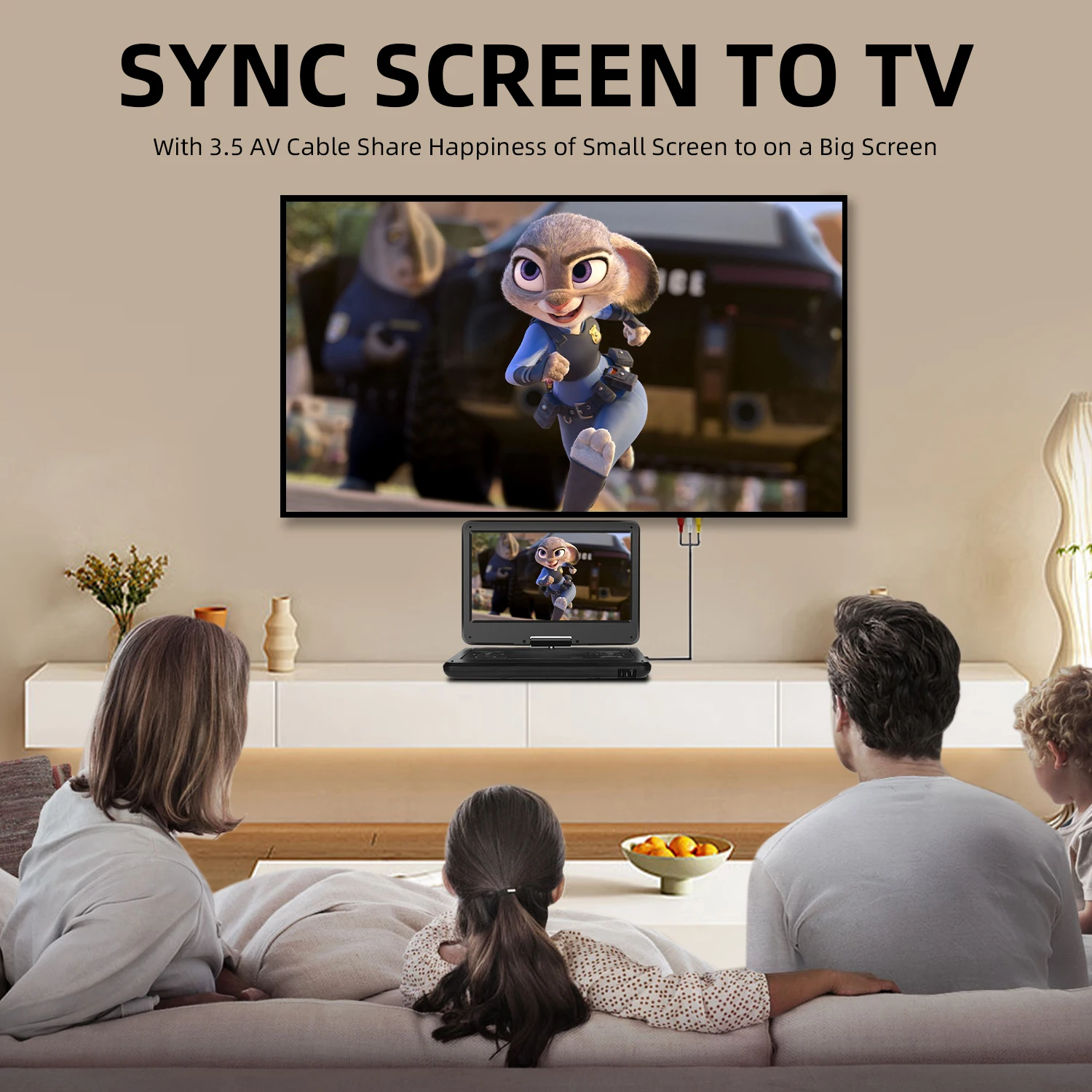 14.0 inch Portable TV  With Battery and HD input Mini TV  Portable DVD /Digital Support ATSC/ISDB-T/DVB-T2