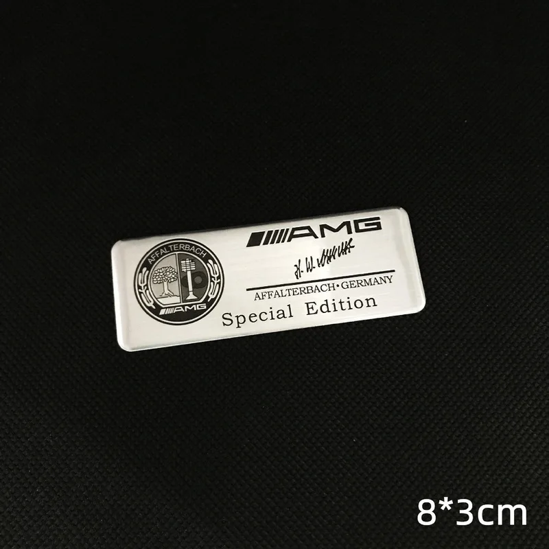 suitable for C-class E-class metal decorative stickers of Mercedes-benz, AMG, and aluminum labels