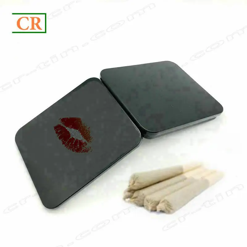 
CAlifornia Child-Resistant Mechanizm Pocket Tin Box With Tray$Sleeve for Prerolls Packaging 
