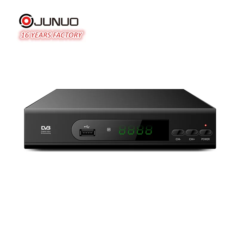 2019 лучший ТВ-приемник Sunplus DVB-T2 Set Top Box металлический корпус DVB-T2