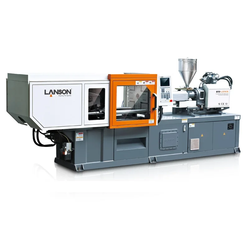 LANSON automatic servo motor plastic pvc pipe fitting accessory injection molding machine for eye glasses