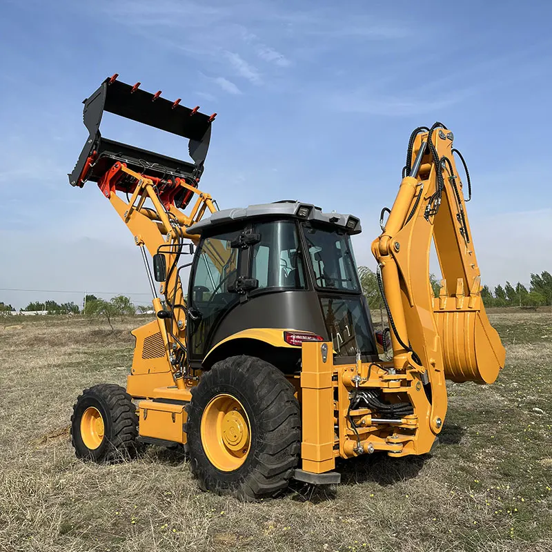 Backhoe Mini Loader Front End Loader Tractor Excavator for Construction Tasks