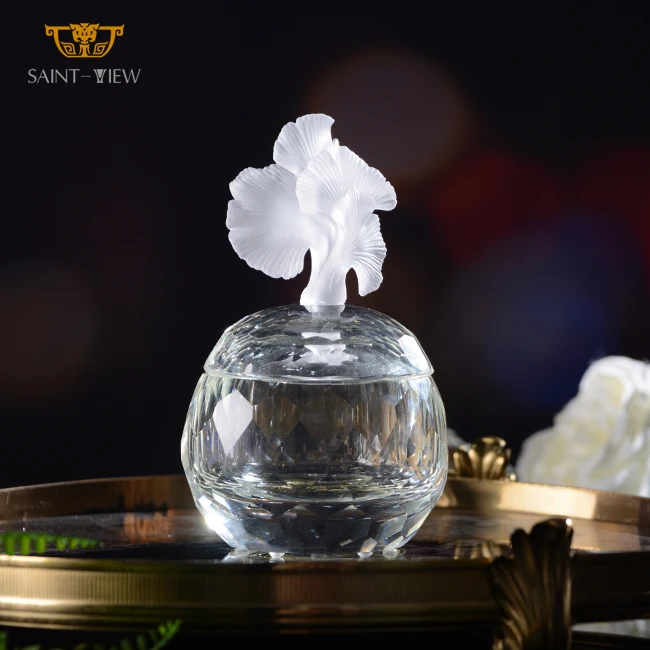 High Quality Factory Wholesale Crystal Oil Bottle Fragrance Set Wedding Giveaways for Guest Gift Package