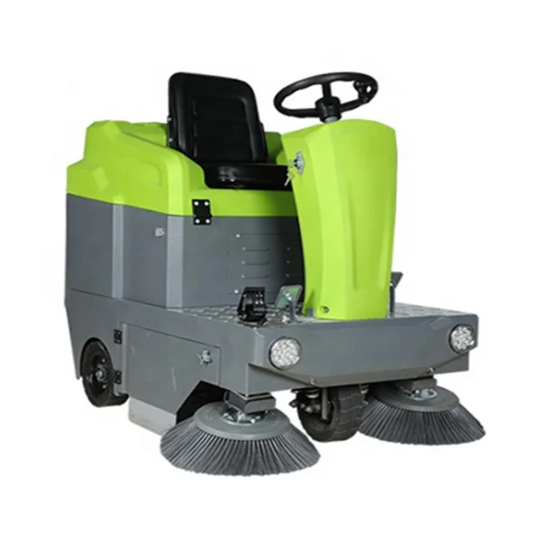 Ride on compact sweeper battery powered sweeper street sweeper cleaning equipment