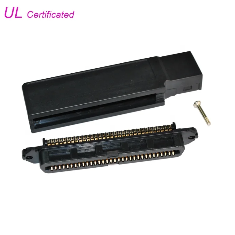 2.16mm pitch Female Receptacle IDC Centronic D-SUB Connector for cable to cable,  64Pin Centronics IDC Champ Connector