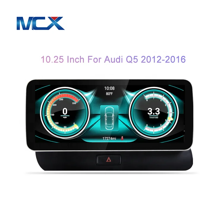  Автомобильный мультимедийный плеер MCX 10 25 дюйма IPS сенсорный экран GPS-навигация BT стерео android для Audi Q5