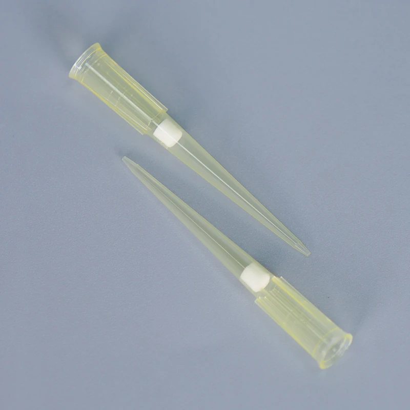 Lab Disposable Sterile low retention 50uL extended length Plastic Filter Pipette Tips