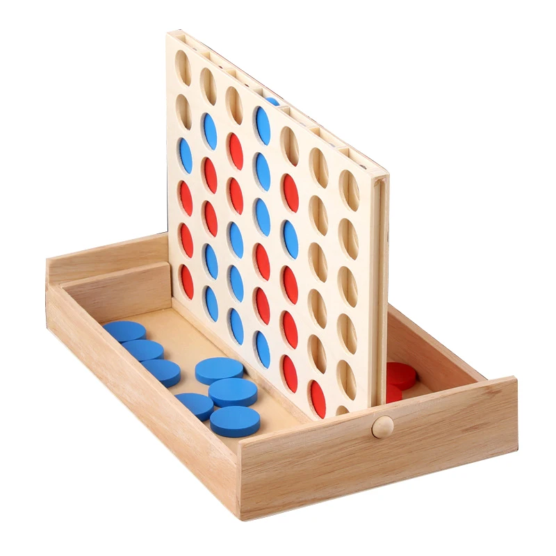 4 in a row for kids Giant Wooden Connect 4 educational toy