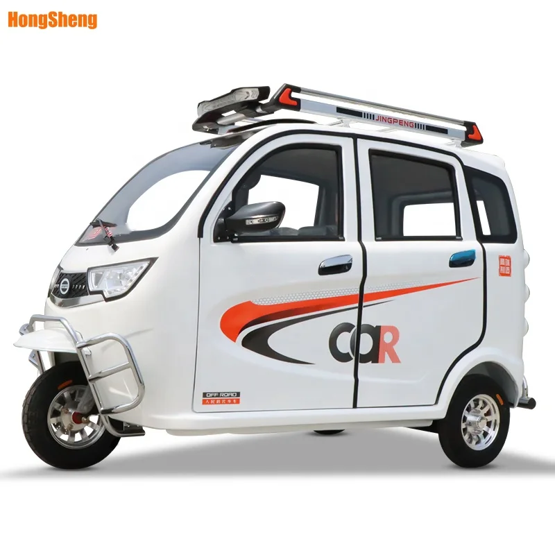 electric tricycle with passenger seat electric tuktuk With Solar Panel Electric Tricycle for passenger