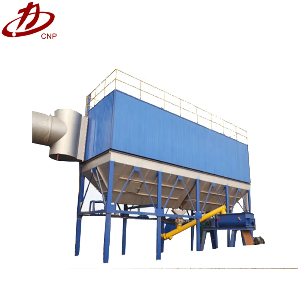 Industrial fly ash dust control fabric filter dust collector