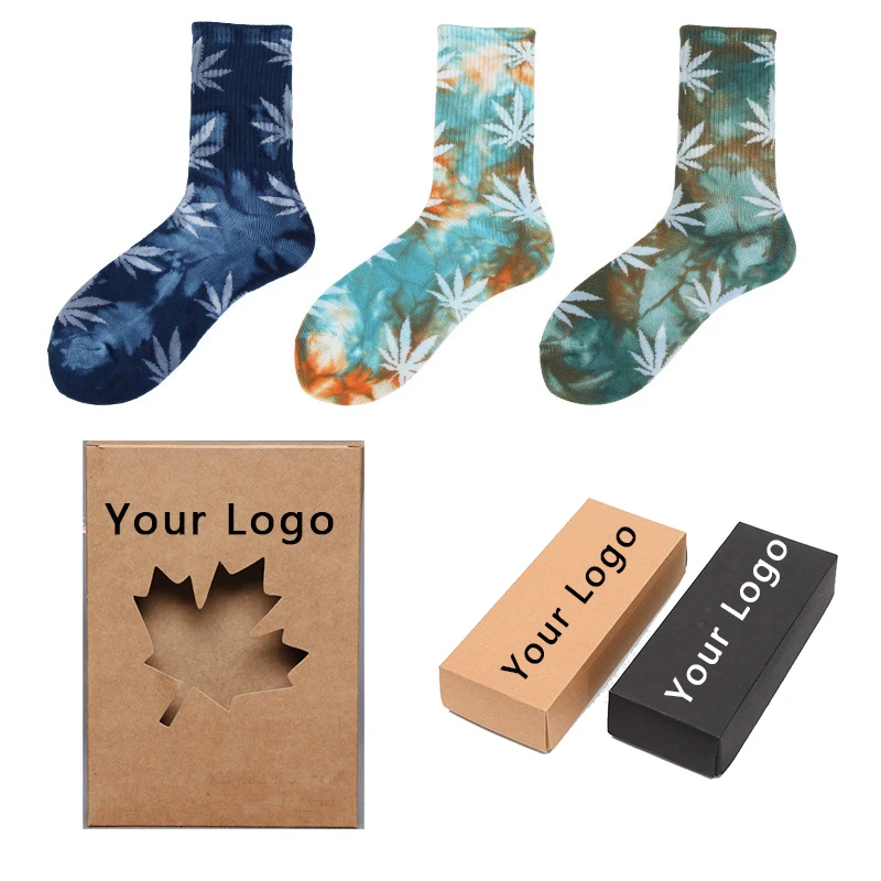 OEM Design Your Own Fancy Novelty Embroidery Socks Men Pattern Logo Customize Cotton Unisex Crew Logo Socks Popular