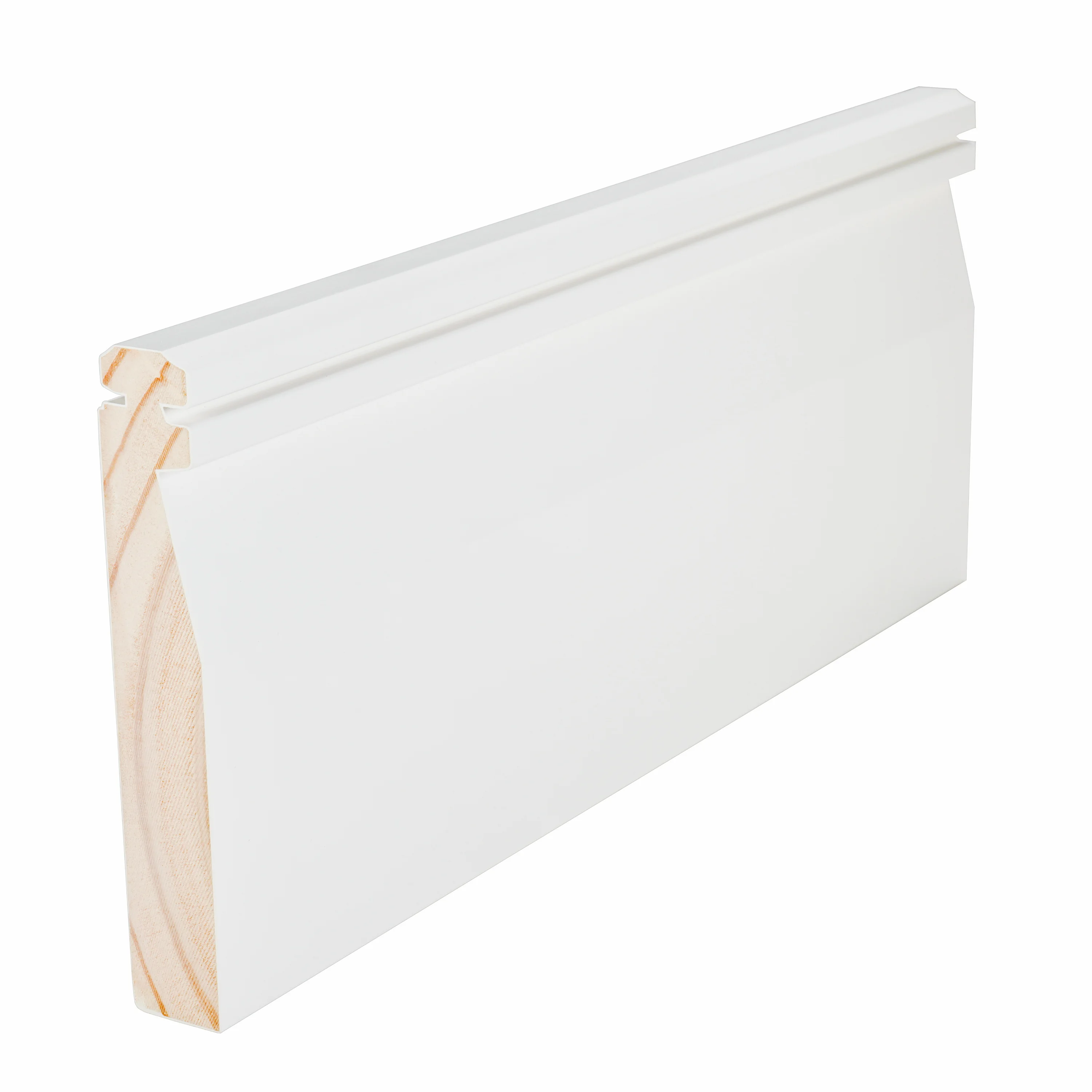 Wholesale Modern Solid Pine Wood Trim Base Molding Crown Moulding for Indoor Villa Decor Primed and Painted