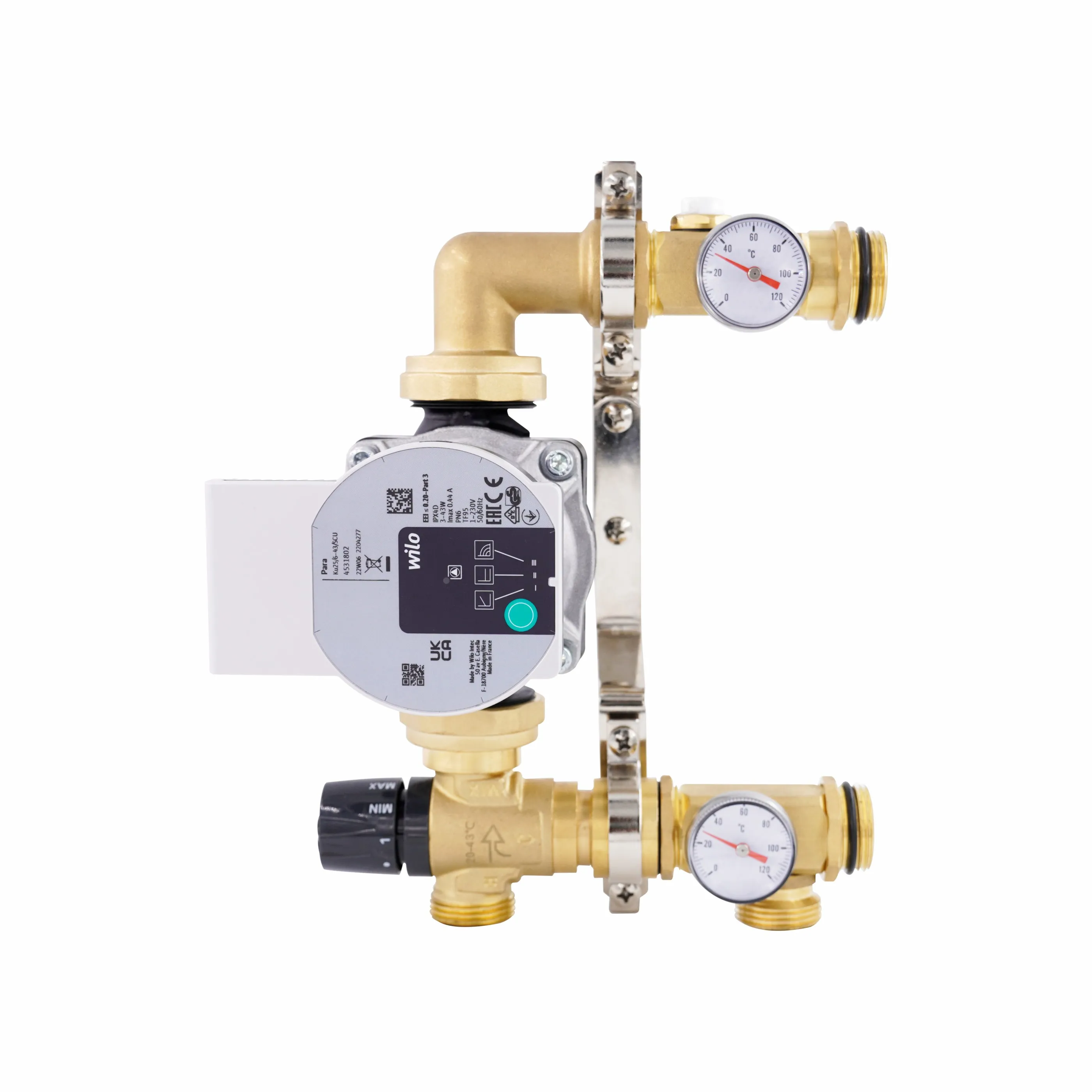 ZHONGLIANG Underfloor heating system Manifold Pump Control Pack for Heat Pump Systems and Mixing Set Mixing Valve Unit