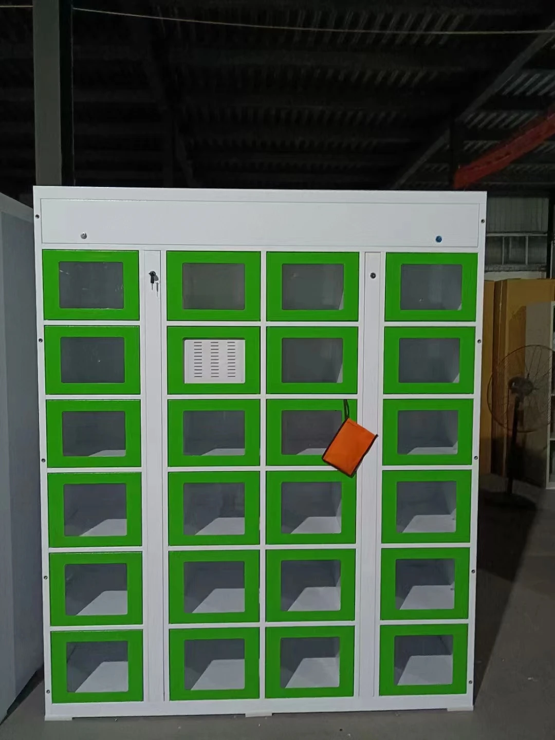 automatic locker electronic barcode print smart locker intelligent with polycarbonate windows Package Locker