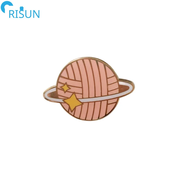 Manufacturer 3D Cute Kitty Knitting Hook Knit Weave Yarn Ball Lapel Pins Badges Brooches Custom Yarn Ball Enamel Pins