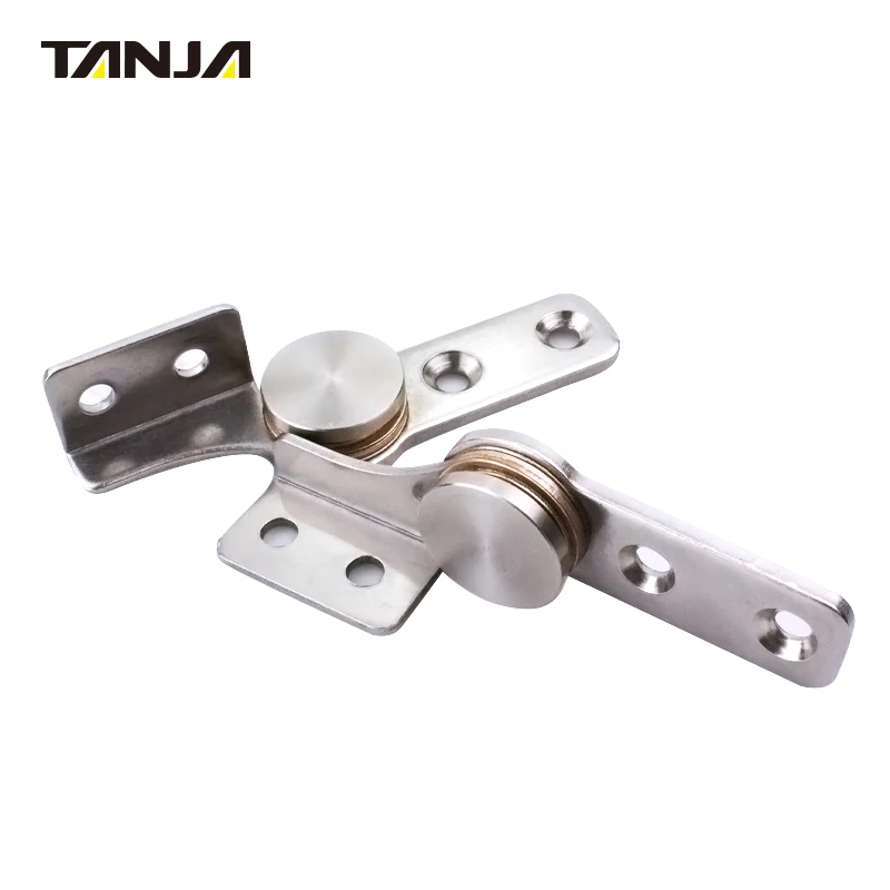 SUS304 Industrial Fixed Torque Hinge/ Stainless Steel Hardware Hinge 4 Holes Silver Any Stop Hinges For Surveillance Cameras