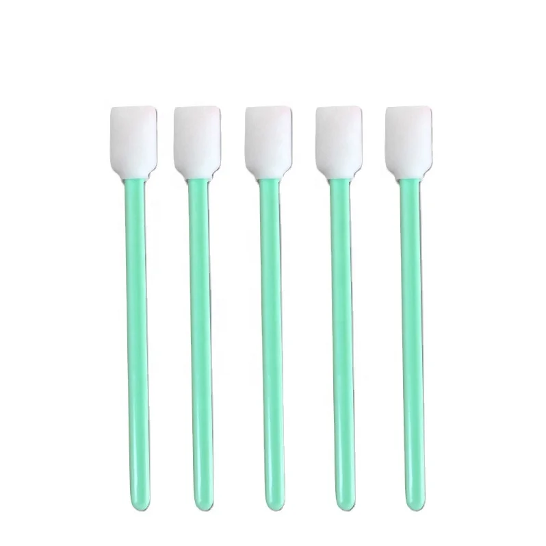 Dust-free sponge rod printer nozzles industrial wiping swabs UV printer swabs ink brush sponge rods
