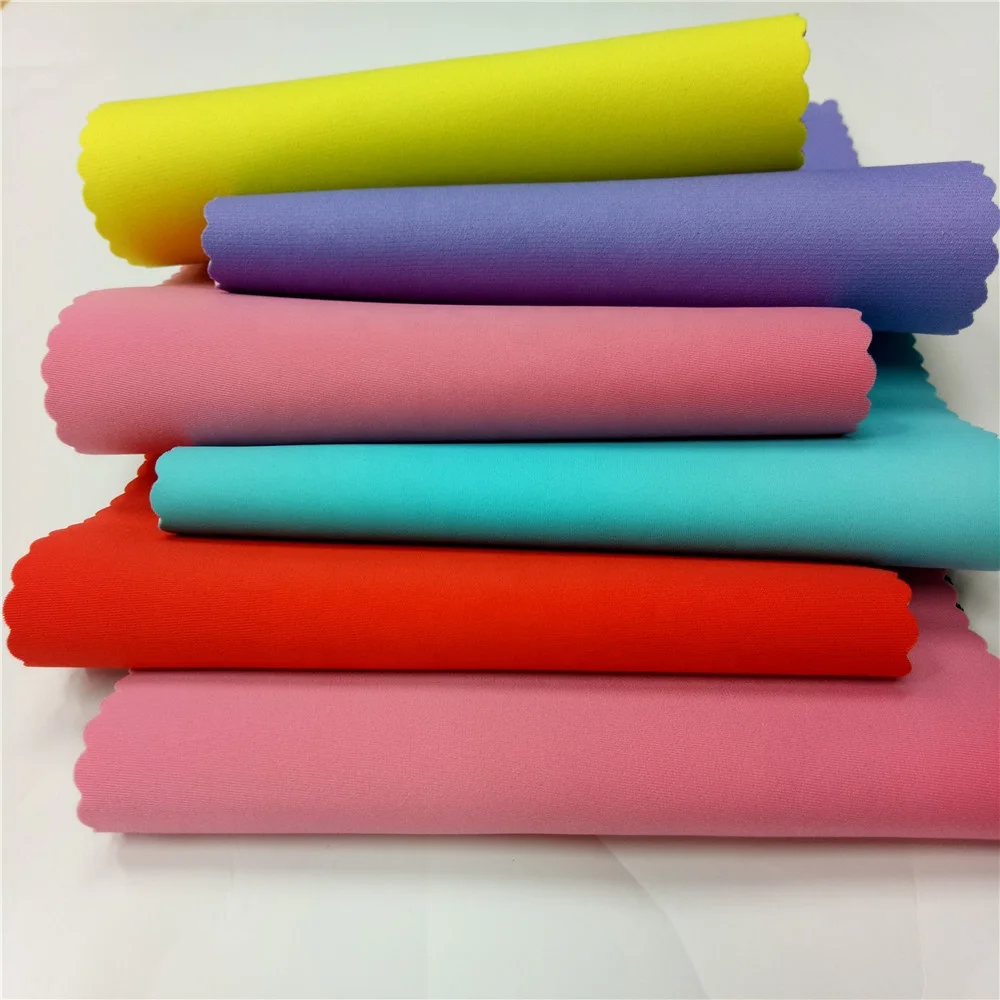 
wholesale total thickness 2mm double sides Nylon SCR neoprene fabric sauna effect for sweat suit/ leggings/ corsets 