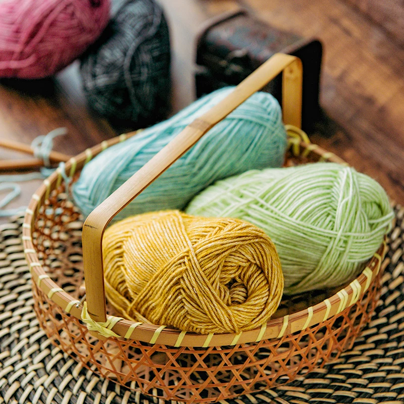 Wholesale 50g crochet cheap children hat soft warm winter factory customize milk cotton yarn for knitting