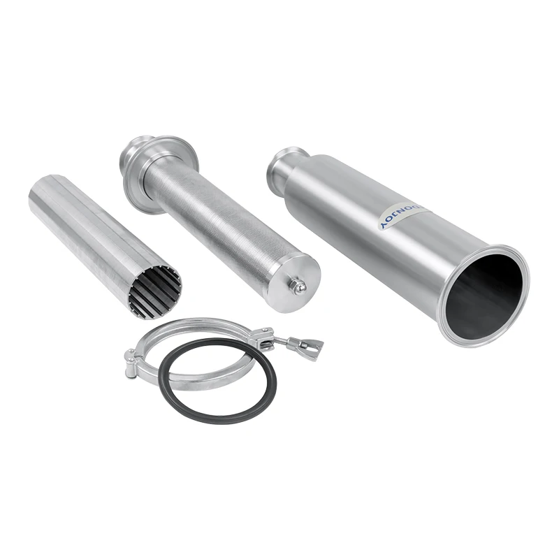 DONJOY 1'-4' Pipe Filter Food Grade Stainless Steel 304 316L Sanitary Straight Type Filter Pharmacy Indutry Water treatment
